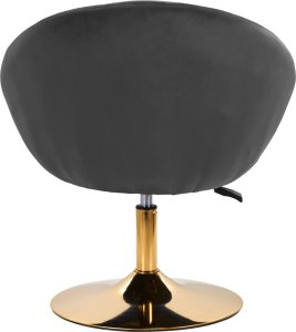 Activeshop 4Rico fotel obrotowy QS-BL12G aksamit szary 4