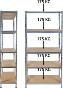 Malatec Regał magazynowy 220x100x45 Malatec 23766 9