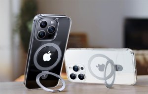 Torras Etui Torras UPRO Ostand Clear do iPhone 15 Pro (transparentne) 3