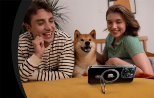 Torras Etui Torras UPRO Ostand Clear do iPhone 15 Pro (transparentne) 6