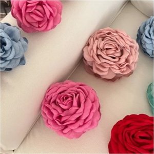 eCarla Spinka do włosów duża klamra XL róża kwiat różowa 9cm SP288R 7