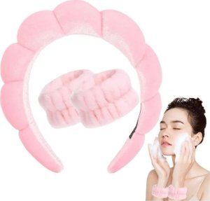 eCarla Zestaw opasek kosmetycznych na głowę i nadgarstki O536R 3