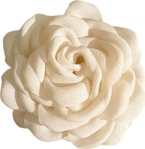 eCarla Spinka do włosów duża klamra XL kwiat róża kremowa 9cm SP288K 2