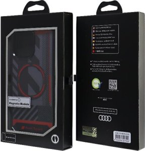 Audi Audi IML Sport MagSafe Case iPhone 15 Pro Max 6.7" czarny/black hardcase AU-IMLMIP15PM-RSQ/D2-BK 7