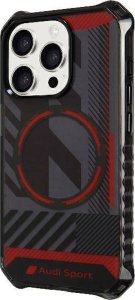 Audi Audi IML Sport MagSafe Case iPhone 15 Pro 6.1" czarny/black hardcase AU-IMLMIP15P-RSQ/D2-BK 14