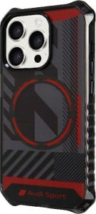 Audi Audi IML Sport MagSafe Case iPhone 15 Pro 6.1" czarny/black hardcase AU-IMLMIP15P-RSQ/D2-BK 2