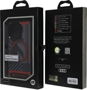 Audi Audi IML Sport MagSafe Case iPhone 15 Pro 6.1" czarny/black hardcase AU-IMLMIP15P-RSQ/D2-BK 7