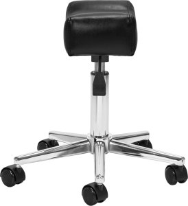 Activeshop Podnóżek mobilny Sillon Bell do pedicure czarny 3