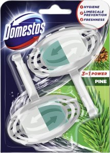 Unilever DOMESTOS Power Pine Duo Kostka zapachowa do WC z koszykiem 3w1 1 op. - 2 x 35 g 1