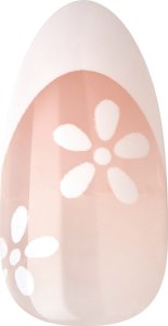 Kiss KISS Sztuczne paznokcie samoprzylepne Modern French, No Glue Needed, White Tips, Medium Almond 2