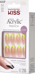 Kiss KISS Sztuczne paznokcie samoprzylepne Acrylic French Hype Neon 5