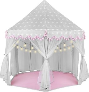 Kruzzel Namiot dla dzieci szaro - różowy Kruzzel 23476 11
