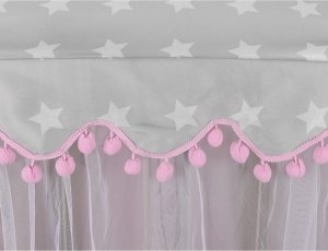 Kruzzel Namiot dla dzieci szaro - różowy Kruzzel 23476 3