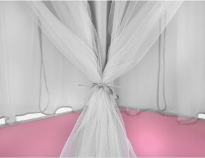 Kruzzel Namiot dla dzieci szaro - różowy Kruzzel 23476 5