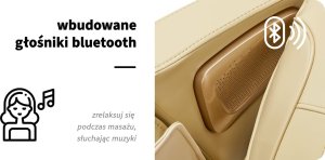 Activeshop Sakura fotel masujący Comfort Plus 806 beżowy 25