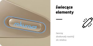 Activeshop Sakura fotel masujący Comfort Plus 806 beżowy 26