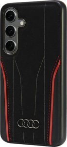 Audi Audi Genuine Leather MagSafe S24 S921 czarno-czerwony/black-red hardcase AU-TPUPCS24-R8/D3-RD 2