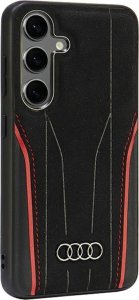 Audi Audi Genuine Leather MagSafe S24 S921 czarno-czerwony/black-red hardcase AU-TPUPCS24-R8/D3-RD 3