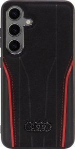 Audi Audi Genuine Leather MagSafe S24 S921 czarno-czerwony/black-red hardcase AU-TPUPCS24-R8/D3-RD 9