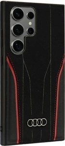 Audi Audi Genuine Leather MagSafe S24 Ultra S928 czarno-czerwony/black-red hardcase AU-TPUPCS24U-R8/D3-RD 16