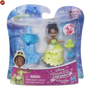 Hasbro Disney Princess Mini laleczka Tiana z sukienką 1