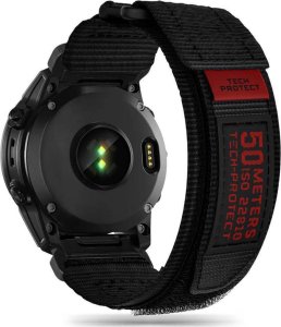 Tech-Protect Pasek do GARMIN FENIX 3 / 5X / 3HR / 5X PLUS / 6X / 6X PRO / 7X Tech-Protect Scout Pro czarne 1