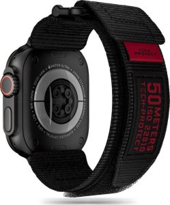 Tech-Protect Pasek do APPLE WATCH 4 / 5 / 6 / 7 / 8 / 9 / SE / ULTRA 1 / 2 (42 / 44 / 45 / 49 MM) Tech-Protect Scout Pro czarne 1