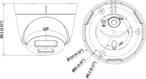 Kamera IP Hikvision KAMERA IP DS-2CD1343G2-LIU(2.8MM)PL Smart Hybrid Light - 3.7Mpx Hikvision 3