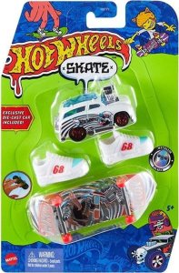 Mattel Hot Wheels Skate Deskorolka + buty + auto HNG56 1