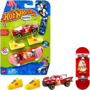 Mattel Hot Wheels Skate Deskorolka + buty + auto HGT72 1