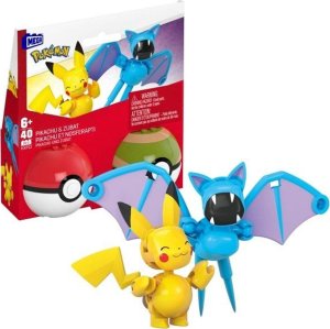 Figurka Mattel Mega Pokemon Pokeball Pikachu i Zubat HXP12 1