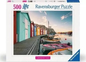 Ravensburger Puzzle 500 Przystań dla Łodzi w Smgen 1