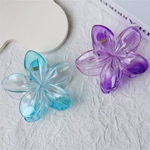 eCarla Spinka do włosów klamra XL kwiat OMBRE 7,5x8cm SP320 4