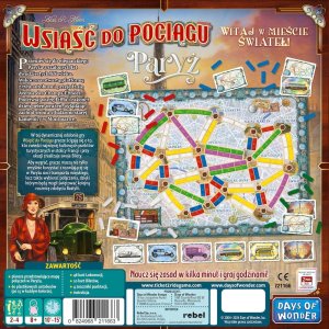 Rebel Gra planszowa Wsiąść do Pociągu: Paryż 9