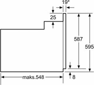 Piekarnik Bosch | Piekarnik | HBF133BA0 | 66 L | Elektryczny | Pokrętła | Wysokość 59,5 cm | Szerokość 59,4 cm | Czarny 6