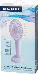 Blow 44-504# Wentylator podręczny usb z akumulatorem biały 3