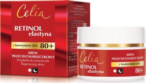 Celia Retinol Elastyna Krem przeciwzmarszczkowy z koenzymem Q10 80+ 50 ml 1