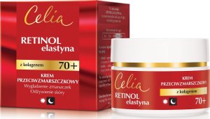 Celia Retinol Elastyna Krem przeciwzmarszczkowy z kolagenem 70+ 50 ml 1