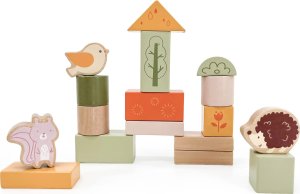 Viga Toys VIGA PolarB Drewniane Klocki Bloki Montessori Zwierzęta 50 el. 2