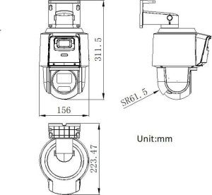 Kamera IP Hikvision KAMERA IP HIKVISION DS-2SE3C404MWG-E/14(2.8mm)) 2