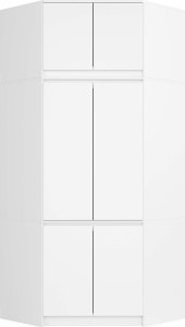 Fabryka Mebli Akord NADSTAWKA DO SZAFY S100 BIAŁA 4