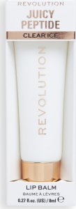 MAKE UP REVOLUTION REVOLUTION Juicy Peptide Balsam-błyszczyk do ust Clear Ice 8 ml 1