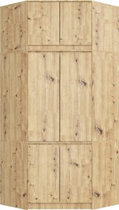 Fabryka Mebli Akord NADSTAWKA DO SZAFY S100 DĄB ARTISAN 4