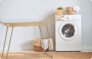 Suszarka na pranie Massido Suszarka na pranie stojąca rozkładana Debora złota19 mb 8