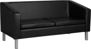 Activeshop Gabbiano sofa do poczekalni BM18003 czarna 1