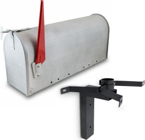 Bituxx Skrzynka na listy amerykańska USA MAIL z uchwytem (betonowa) 8