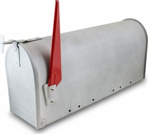 Bituxx Skrzynka na listy amerykańska USA MAIL z uchwytem (betonowa) 10