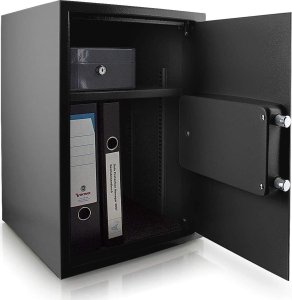 Bituxx Sejf elektroniczny czarny 14
