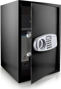 Bituxx Sejf elektroniczny czarny 10