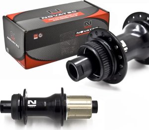 Novatec Piasta tylna Novatec NT-D792SB, Center Lock, 142 mm, oś 12 mm, 8-11rz, 32H, czarna 1